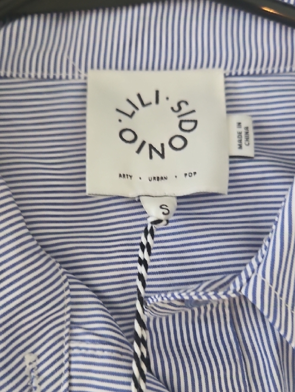 Lili Side Button Light Blue Shirt Dress - Picture 3 of 6